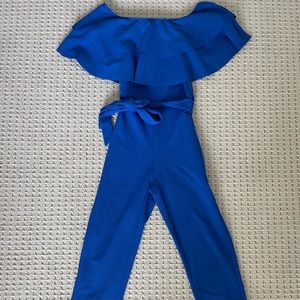 UK Size 6 Petite Off Shoulder Jumpsuit
